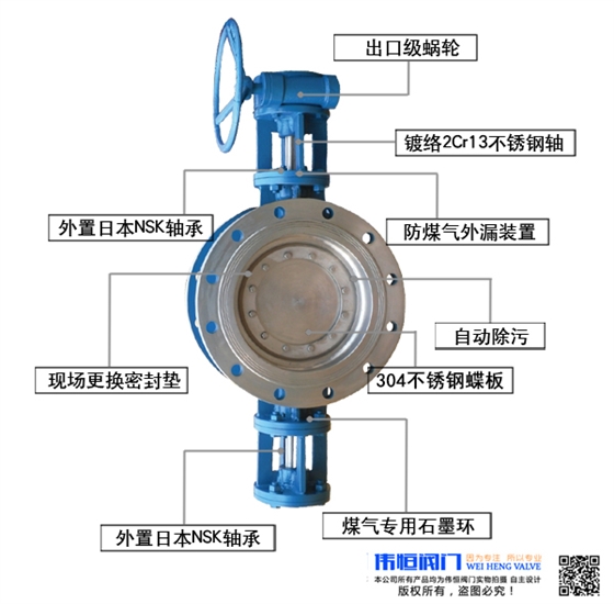 線密封煤氣蝶閥