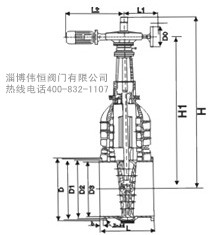 煤氣閘閥結(jié)構(gòu)